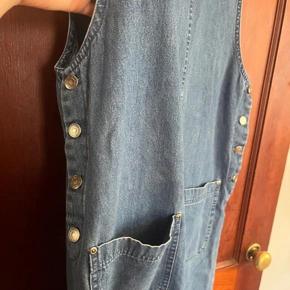 Denim Sleeveless Dress - Picture 4 of 8